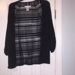 Grace black light cardigan
